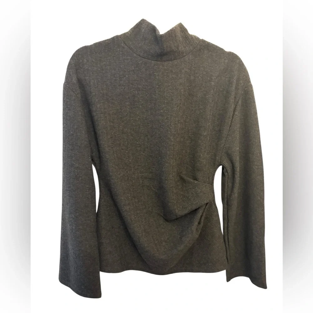 Zara Dark Brown Cowl Neck Sweater - Picture 2 of 3
